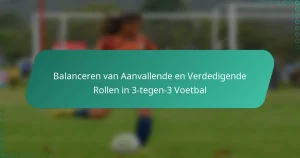 Balanceren van Aanvallende en Verdedigende Rollen in 3-tegen-3 Voetbal