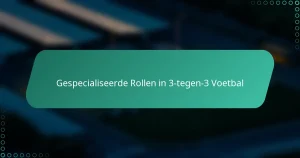 Gespecialiseerde Rollen in 3-tegen-3 Voetbal